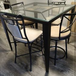 gorgeous high table dining set