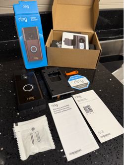 Ring Battery Doorbell with Anti-Theft Door mount bracket