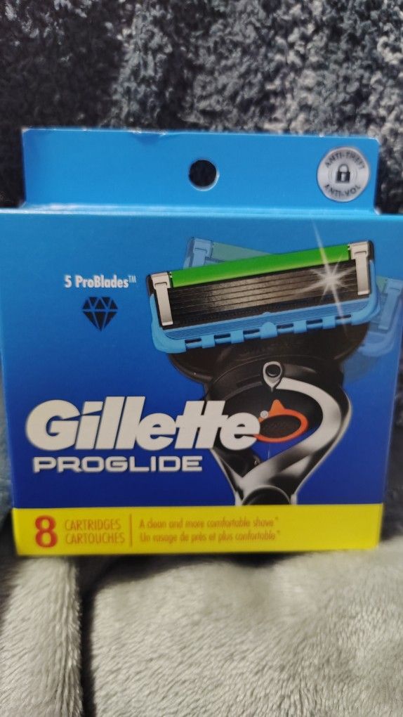Gillette Proglide Razor Cartridges 8 Packs