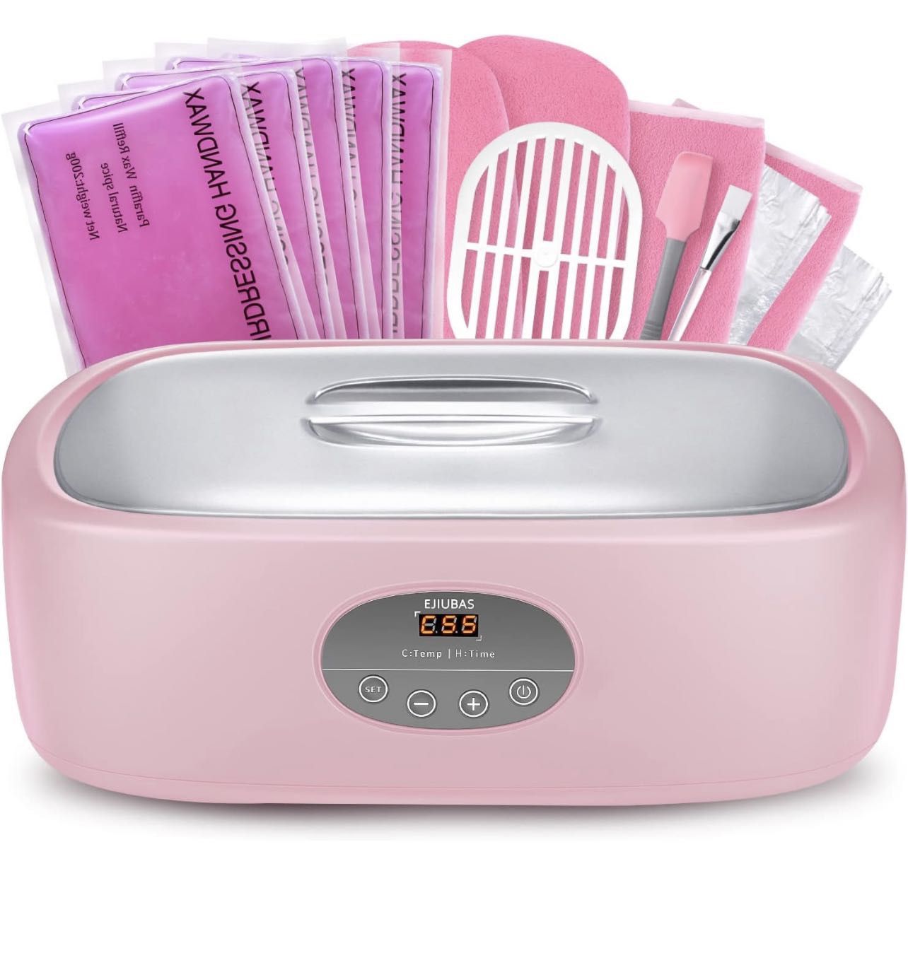 Paraffin Wax Machine for Hand and Feet,Larger Capacity ,Ejiubas Paraffin Wax Warmer, 20Min Fast Wax Meltdown,Auto-time and Keep Warm, Hand Wax
