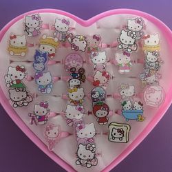 Hello Kitty Kids Rings Bundle 