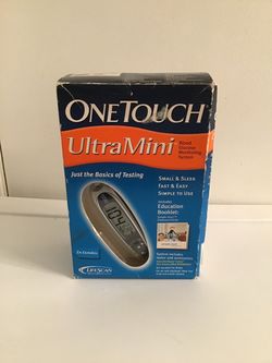 One Touch Ultra Mini Blood Glucose Monitoring System...(New In Sealed Box)...