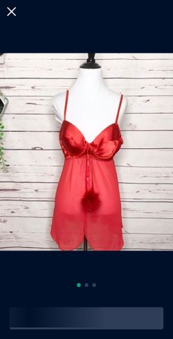  Red Silk Lingerie 