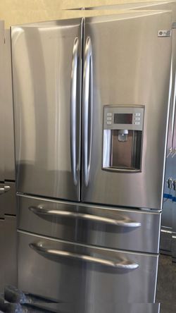 GE  French Door Stainless Steel Fridge
