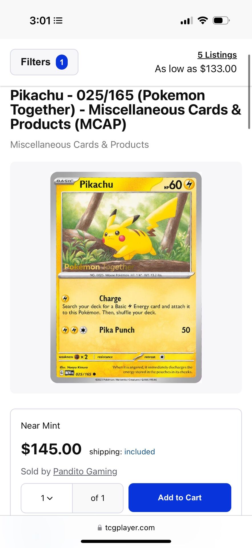 Pikachu & Eevee Pokemon Together Promos