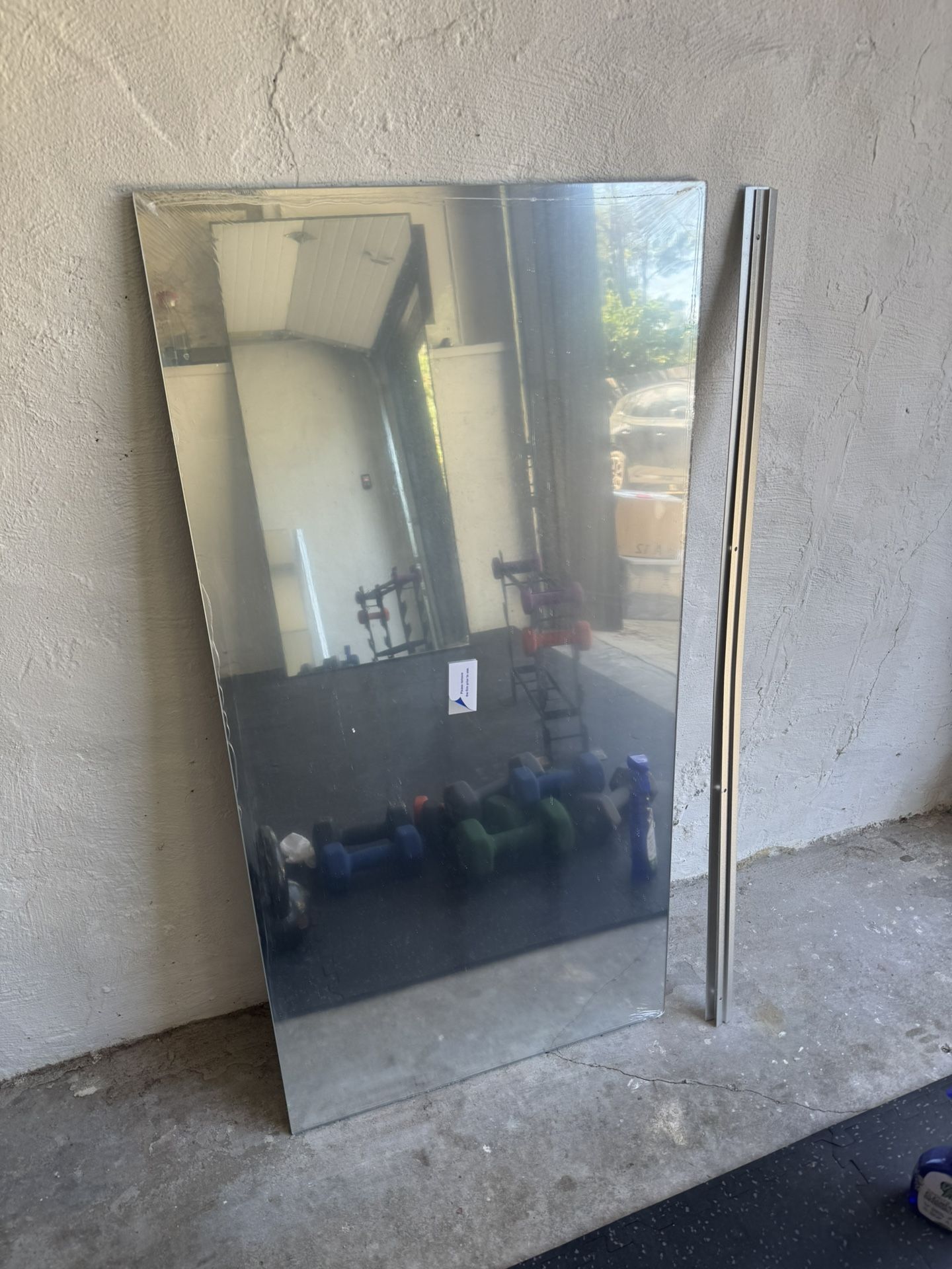 Brand New Frameless Mirror 48x24