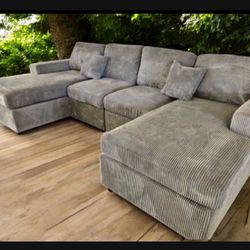 New! Super Comfy! Soft Touch Sofa Sectional !!! 