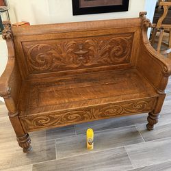 Antique Church bench