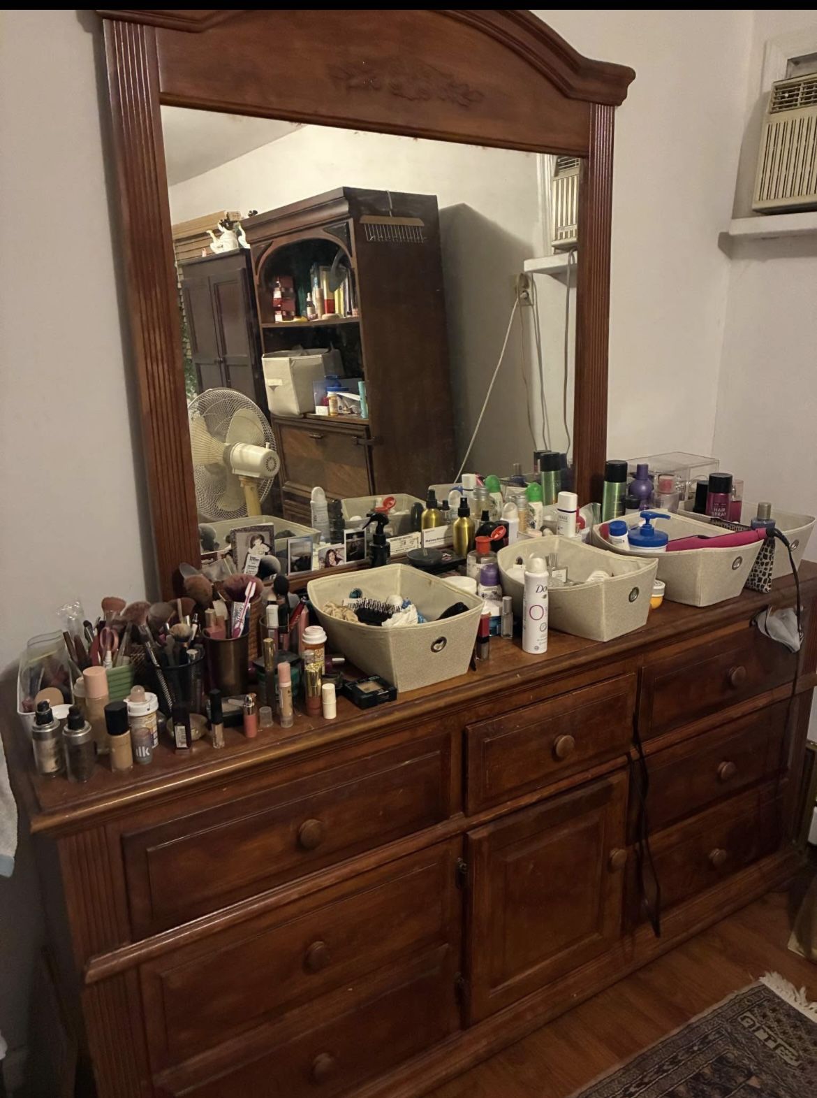 Long Dresser With Mirror