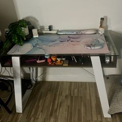 Glass top Desk