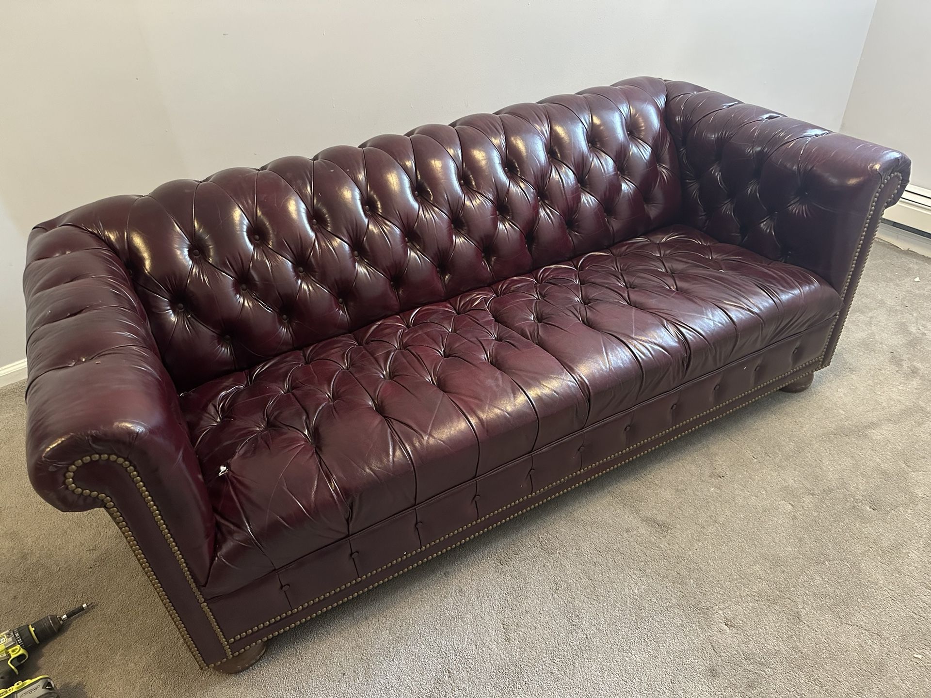 Beautiful Leather Couch