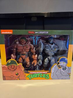 NECA Teenage Mutant Ninja Turtles TRAAG & GRANITOR 2-Pack TMNT CARTOON Target