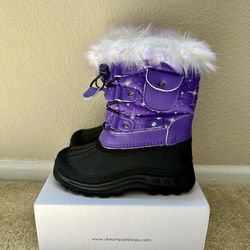 NEW Waterproof Snow Boots Kids 10 size