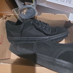 black vans size 12