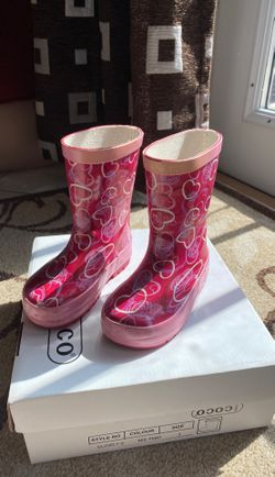 Baby Girls Coco Rain Boots size 5