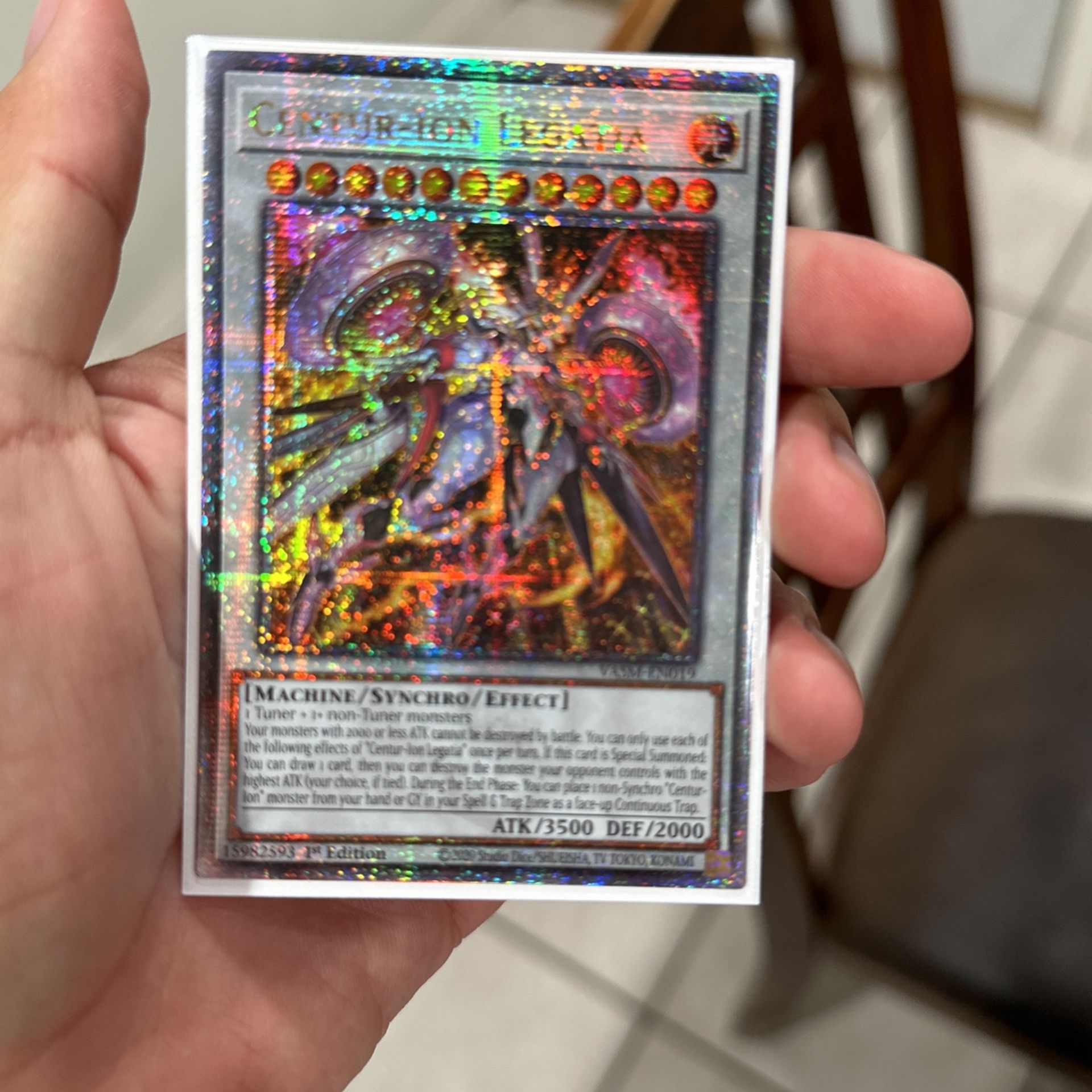 Yugioh Centur-Ion Legatia (Quarter Century Secret Rare)