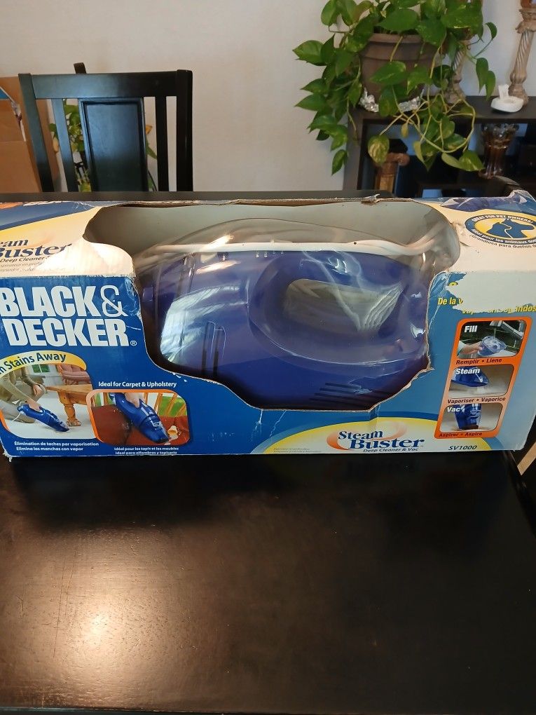 Black&Decker Steam Buster Deep Cleaner&Vac