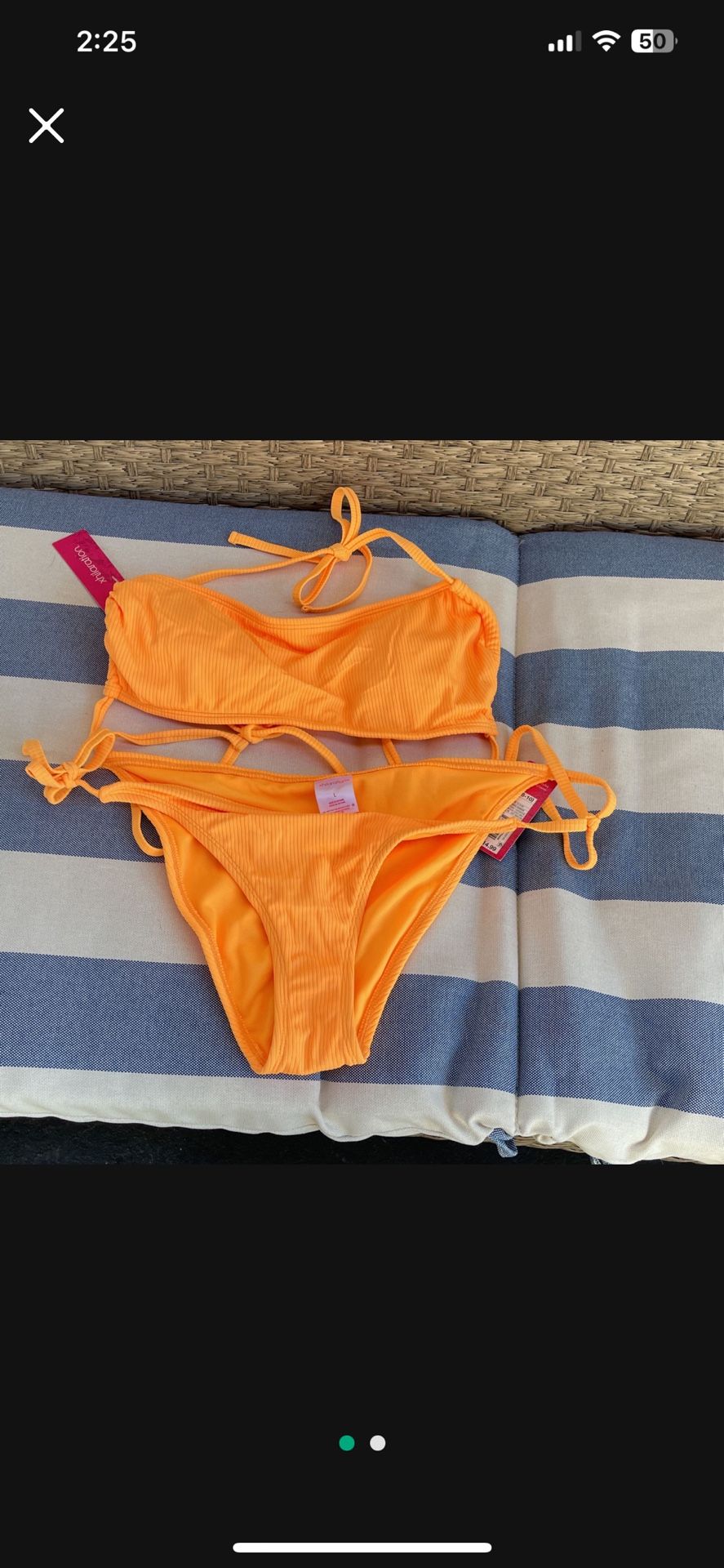 New** Three 2-price Bikinis XL