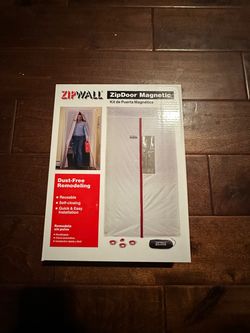 ZipWall ZipDoor Magnetic Dust Barrier Kit