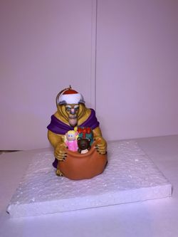 Grolier Disney Character Porcelain Treasures Beast Ornament New In Box
