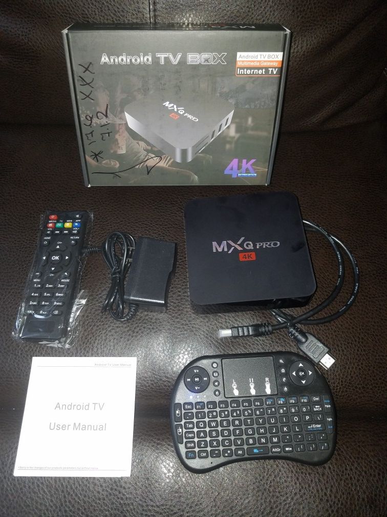 4K Android Tv Box iptv keyboard