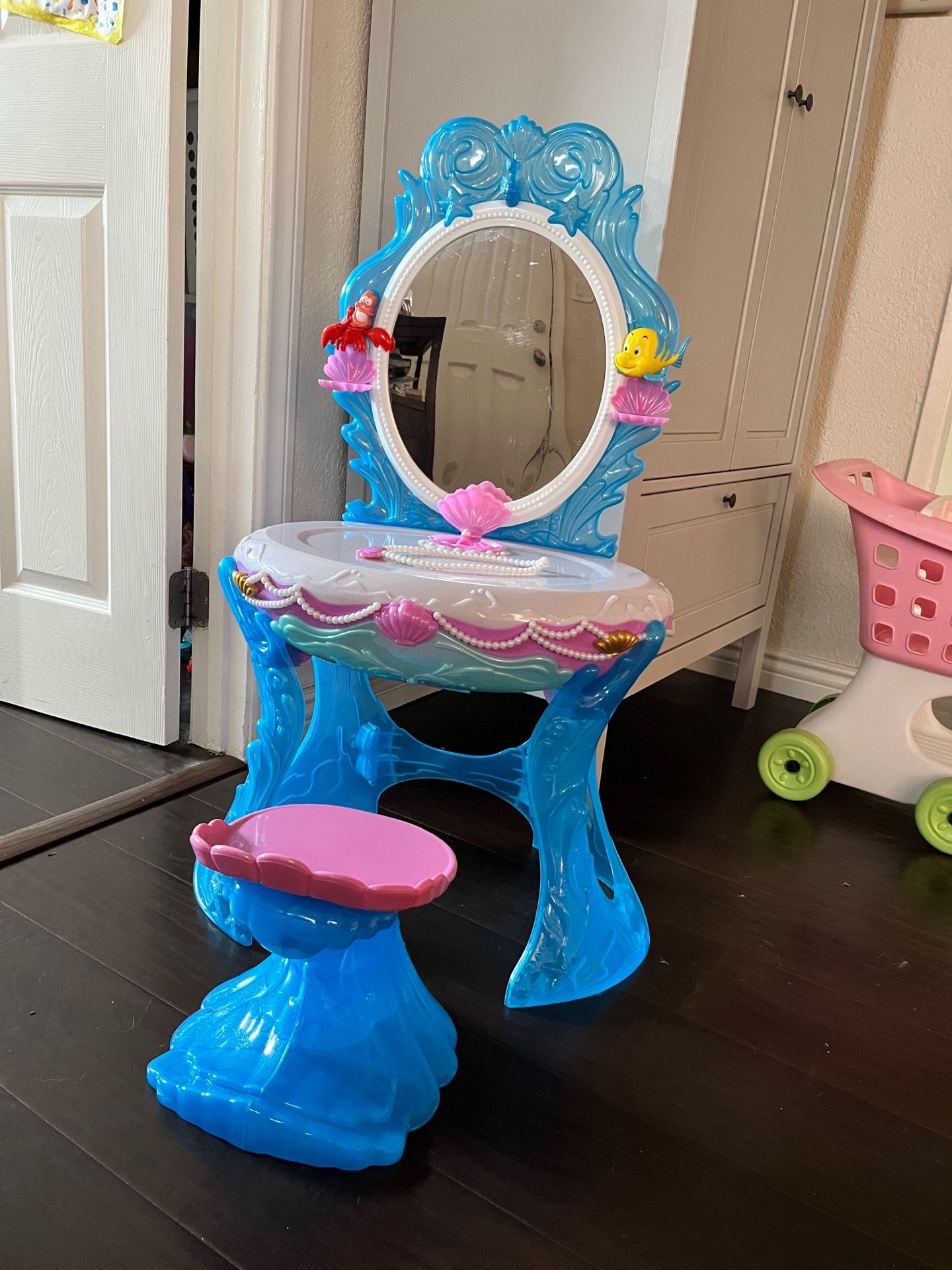Little Mermaid Vanity