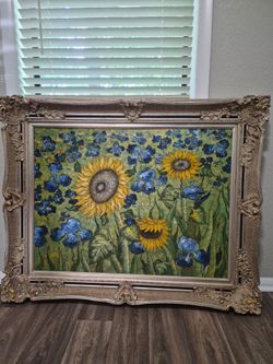 Acrylic - Carved Wood Painting