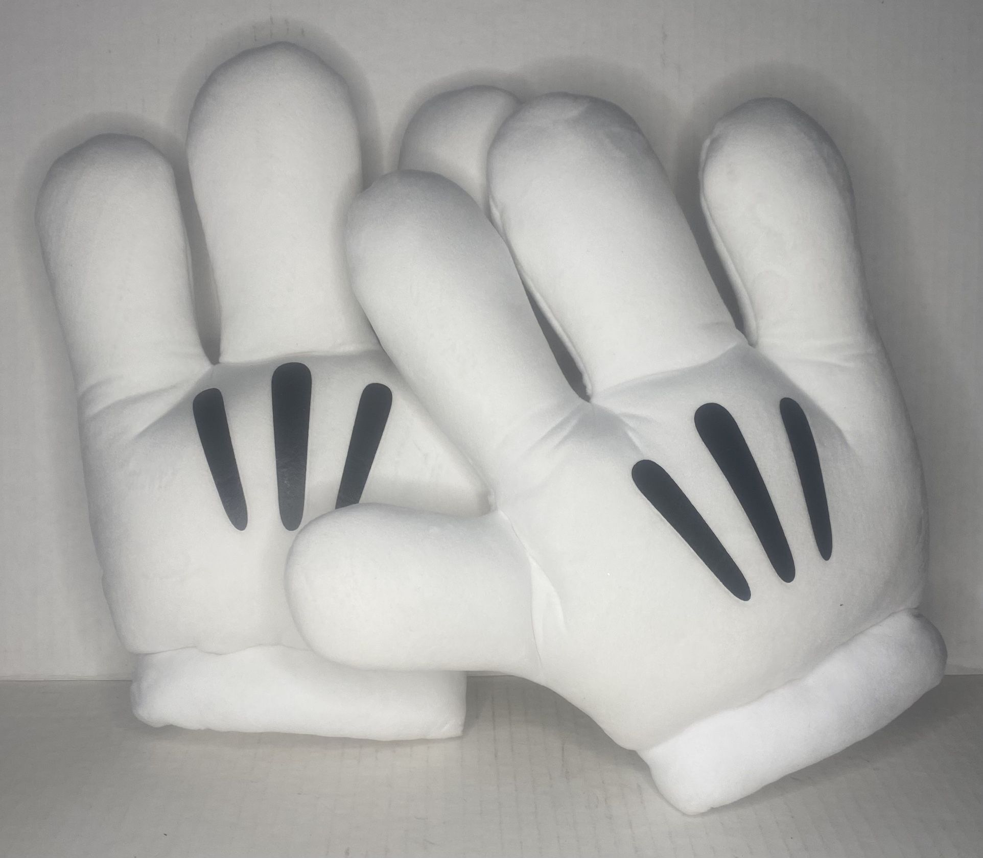 Mickey Mouse Gloves Plush Hands Costume Set Left Right