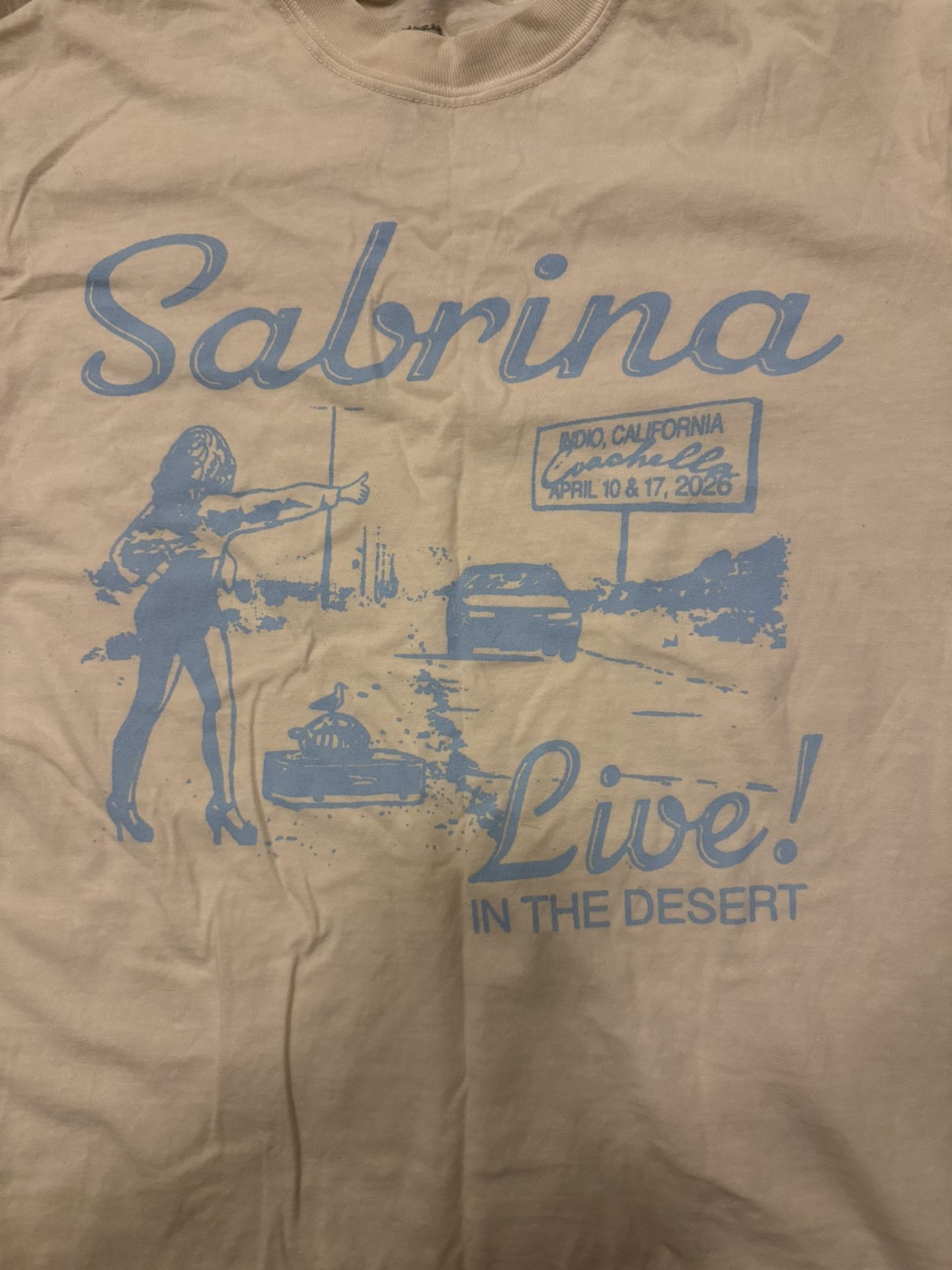 Sabrina Carpenter Coachella 2026 T-Shirt (Medium)