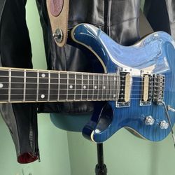 Left Hand Guitar Harley Benton CST-24 Fully Upgraded Seymour Duncan + Hardcase