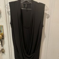 black draped sleepless top