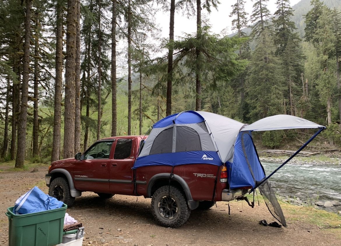 Napier Sportz Truck Bed Tent + Airbedz Lite Truck Air Mattress and inserts