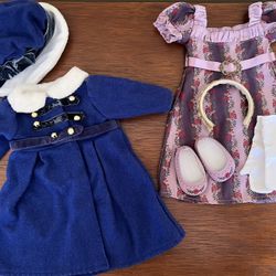 American Girl Caroline’s Holiday Gown And Coat