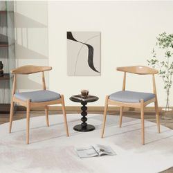 Mid-Century Modern Dining Chairs Set of 2