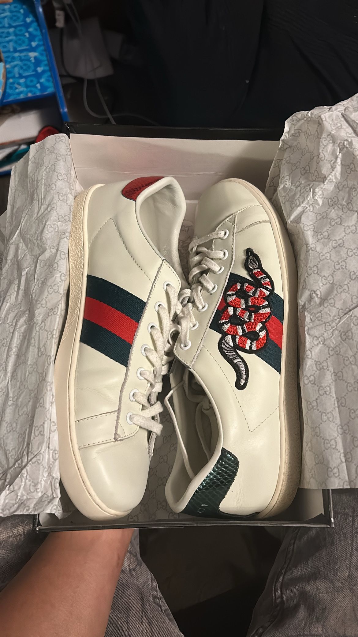 Gucci snake shoes