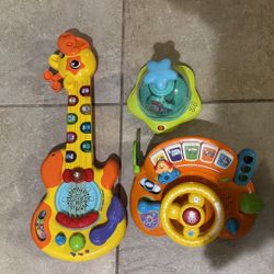 Baby Toys - Guitar, Steering Wheel And Spinning Star 