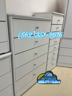 White five drawer dresser with Diamond knobs new chest cajonera Comoda