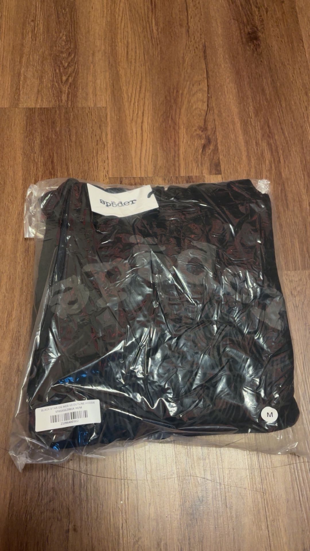 Size M Spider Hoodie W/recipt