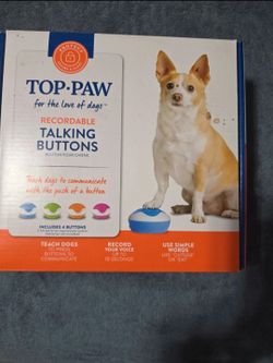 Top Paw Recordable Talking Buttons for Dogs