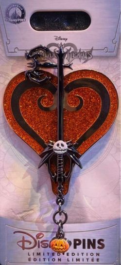 Disney Jack Skellington Kingdom Hearts KeyBlade Pin