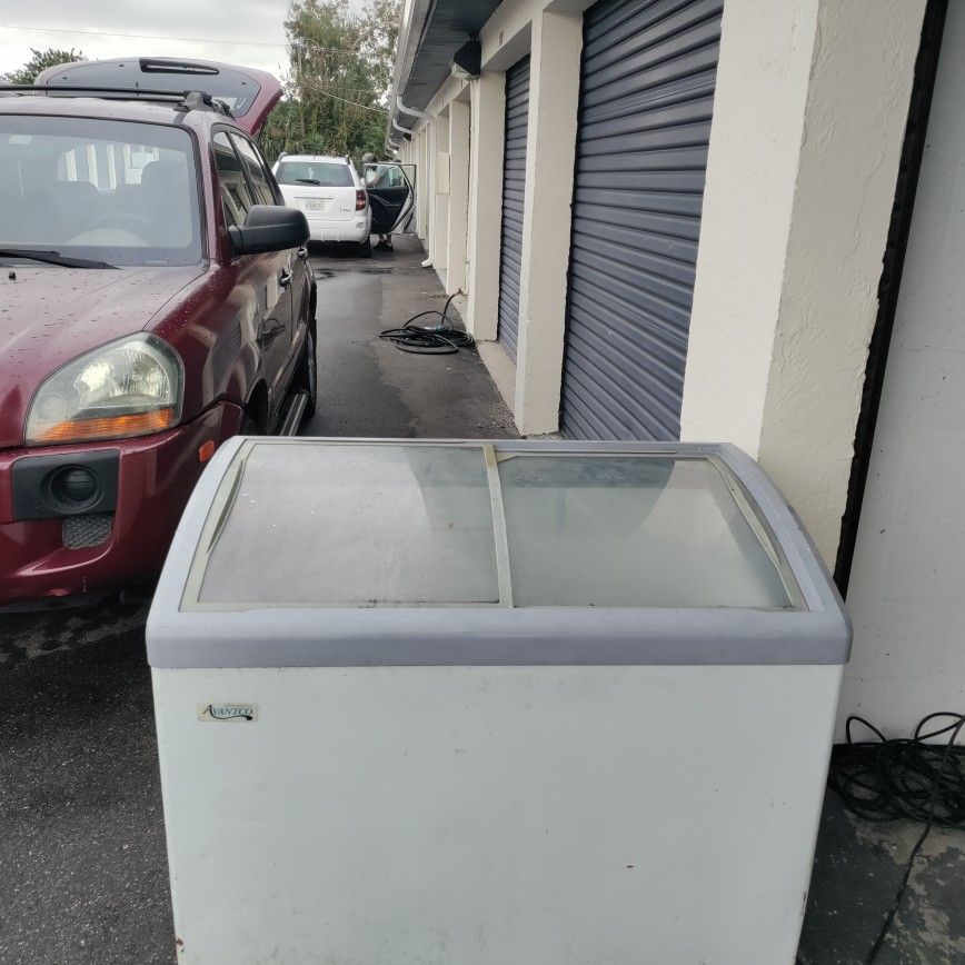 like new commercial or ice cream freezer works perfect with warranty