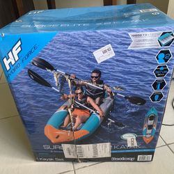 Inflatable Kayak 2Person Hydro-Force Surge Elite