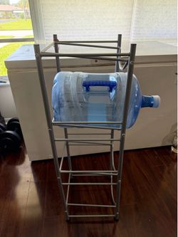 4-Bottle Water Jug Storage Rack