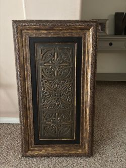 Ornate Framed Wall Art Panel