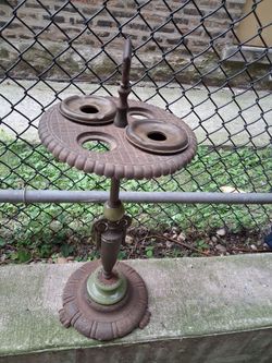 Wrought iron table very cool piece