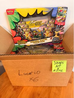 (LOT OF 6) Ascended Heroes Lucario Poster Collection