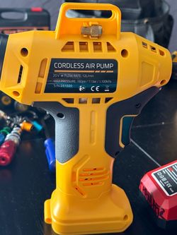 Cordless air pump