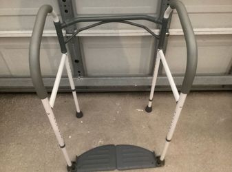 Toilet Safety Grab Handle Bar With Foot Grips