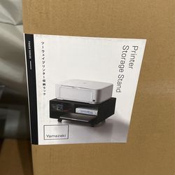 Yamazaki Home Desktop Printer Stand. New