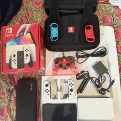 Nintendo Switch OLED Free Case/Travel Bag/Controller/Box